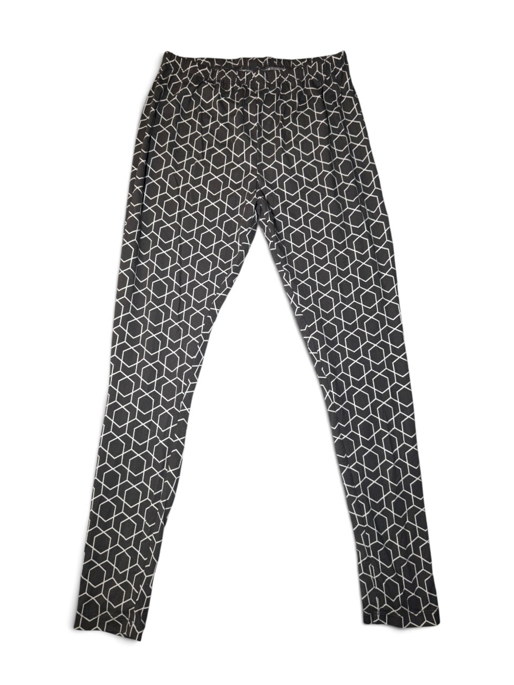 Hello Mello Lounge Luxe Hexagon Geometric Leggings- Medium